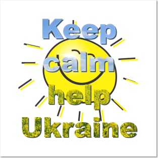 Keep calm and help Ukraine Posters and Art